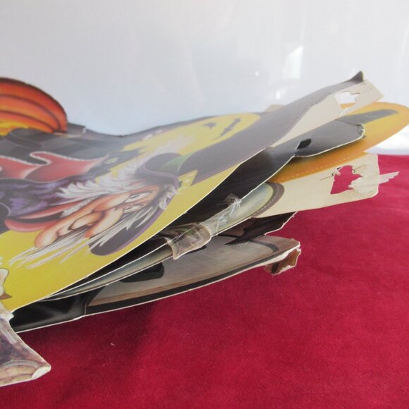 😱 4 Halloween Posters, Vintage, Witches, Skeleton, Ghost, Pumpkin, Caldron 👻 - Picture 13 of 13